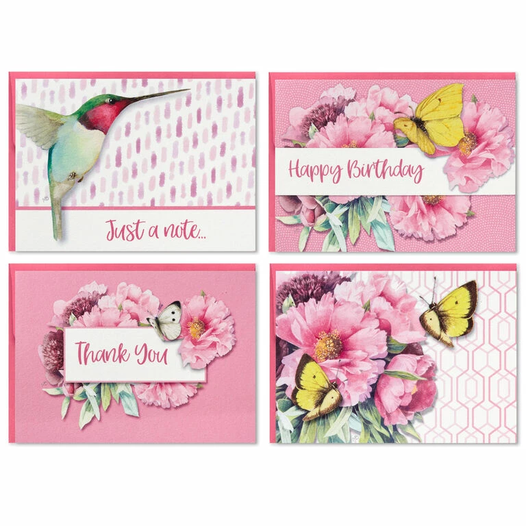 Hallmark Marjolein Bastin Assorted Blank Nature Note Cards In Caddy, Pack Of 24 1 Hallmark Marjolein Bastin Assorted Blank Nature Note Cards In Caddy, Pack Of 24