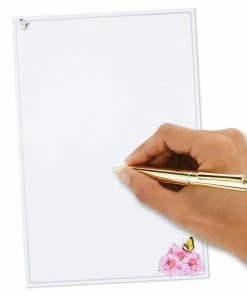 Hallmark Marjolein Bastin Pink Flowers Stationery Set, 40 Sheets -Department Store Shop Bastin Pink Flowers Blank Sheets Stationery Set 1STN1142 06