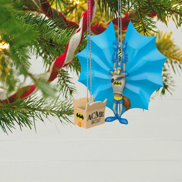 Hallmark Looney Tunes™ Wile E. Coyote™ As Batman™ Ornaments, Set Of 2 2 Hallmark Looney Tunes™ Wile E. Coyote™ As Batman™ Ornaments, Set Of 2 - Image 2