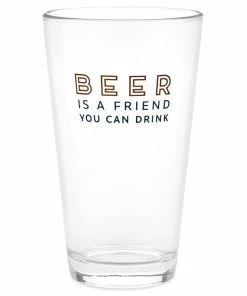 Hallmark Beer Is A Friend Pint Glass, 16 Oz.
