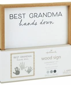 Hallmark Best Grandma Hands Down Wood Sign Handprint Kit 6 Hallmark Best Grandma Hands Down Wood Sign Handprint Kit -Department Store Shop Best Grandma Wood Sign Handprint Kit With Paints 1BBY4848 03