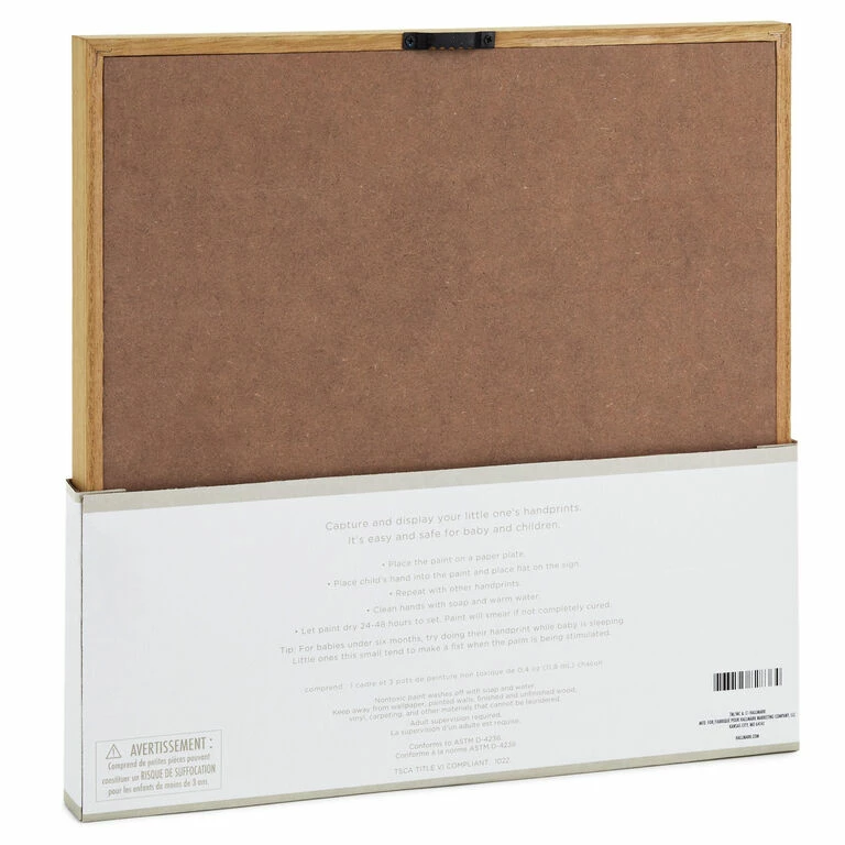 Hallmark Best Grandma Hands Down Wood Sign Handprint Kit 4 Hallmark Best Grandma Hands Down Wood Sign Handprint Kit - Image 4