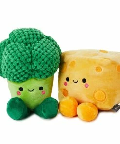 Hallmark Better Together Broccoli And Cheese Magnetic Plush, 5.75"