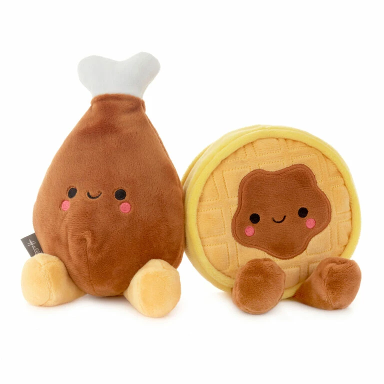 Hallmark Better Together Chicken And Waffle Magnetic Plush, 6.75" 1 Hallmark Better Together Chicken And Waffle Magnetic Plush, 6.75"