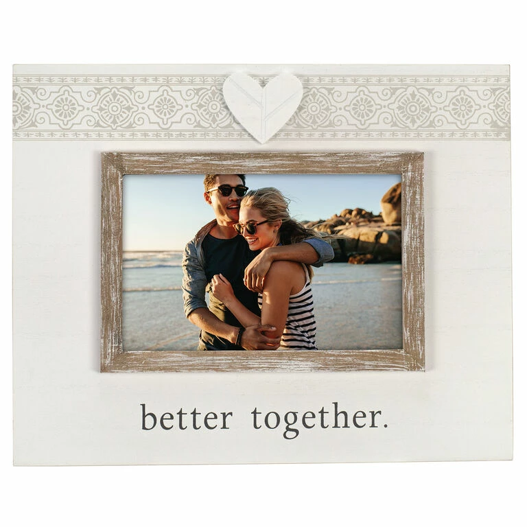 Malden Better Together Rustic Wood Picture Frame, 4x6 1 Malden Better Together Rustic Wood Picture Frame, 4x6