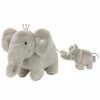 Hallmark Big And Little Elephant Singing Stuffed Animals With Motion, 8"