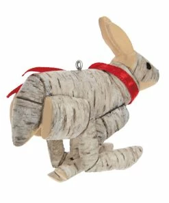 Hallmark Birch Hare Ornament -Department Store Shop Birch Wood Rabbit Keepsake Ornament 1599QGO2969 06