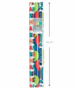 Hallmark Birthday Celebration 3-Pack Reversible Wrapping Paper -Department Store Shop Birthday Celebration 3Pack Reversible Wrapping Paper 5EWR2946 03