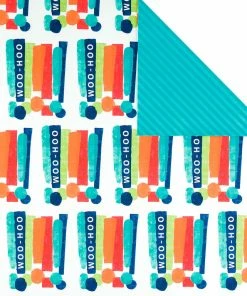 Hallmark Birthday Celebration 3-Pack Reversible Wrapping Paper -Department Store Shop Birthday Celebration 3Pack Reversible Wrapping Paper 5EWR2946 06