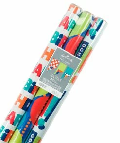 Hallmark Birthday Celebration 3-Pack Reversible Wrapping Paper -Department Store Shop Birthday Celebration 3Pack Reversible Wrapping Paper 5EWR2946 07