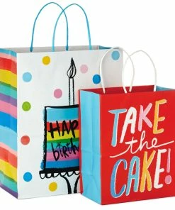 Hallmark Birthday Cheer 8-Pack Assorted Gift Bags 10 Hallmark Birthday Cheer 8-Pack Assorted Gift Bags -Department Store Shop Birthday Cheer Medium and Large Gift Bags 5EGB6365 05
