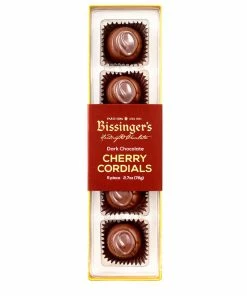 Bissinger's Chocolates Dark Chocolate Cherry Cordials, 5 Pieces