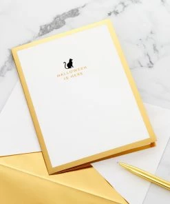 Hallmark Fun And Frightful 3D Pop-Up Halloween Card 16 Hallmark Fun And Frightful 3D Pop-Up Halloween Card -Department Store Shop Black Cat on Pumpkins 3D PopUp Halloween Card 1299IEH1003 07