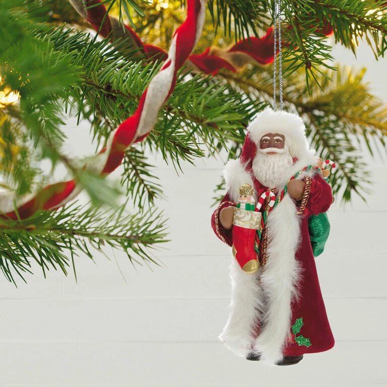 Hallmark Black Father Christmas Ornament 2 Hallmark Black Father Christmas Ornament - Image 2