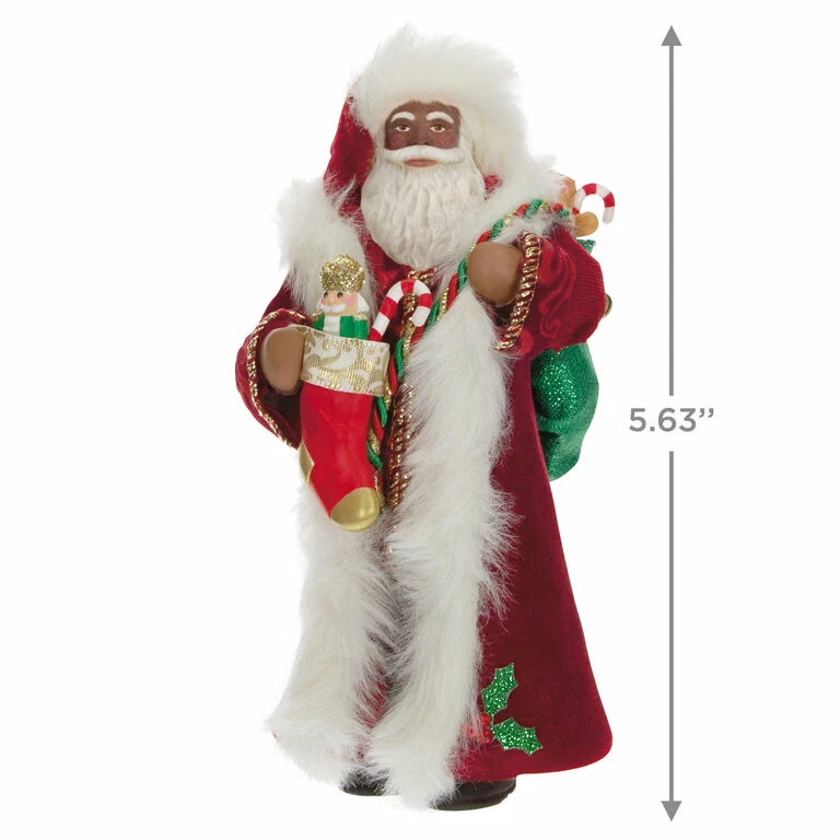 Hallmark Black Father Christmas Ornament 3 Hallmark Black Father Christmas Ornament - Image 3