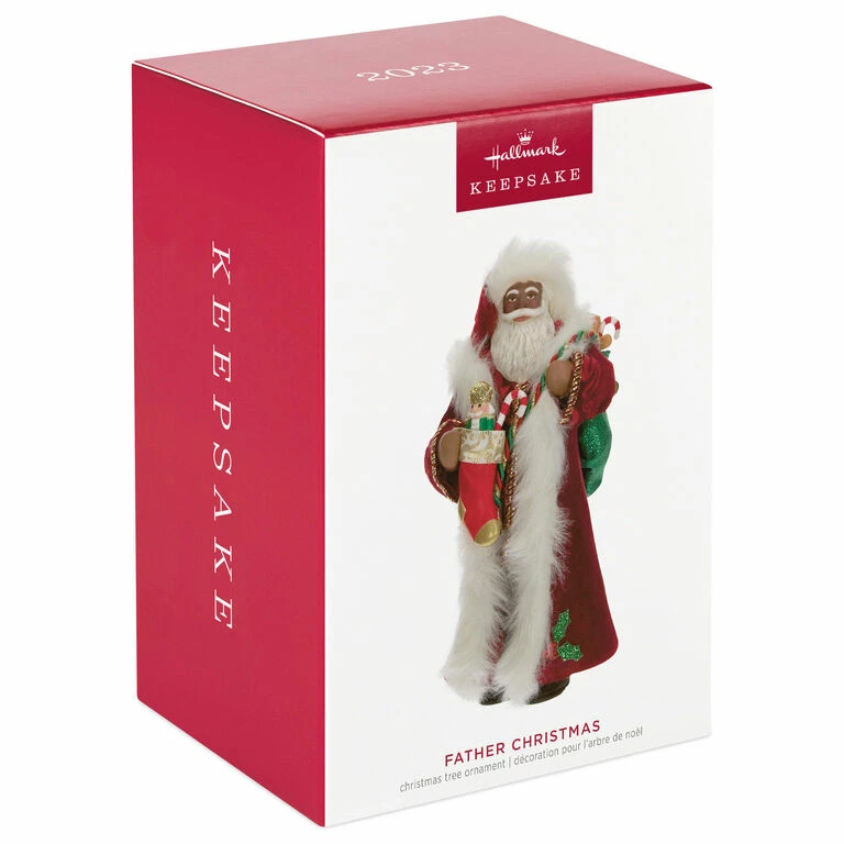 Hallmark Black Father Christmas Ornament 4 Hallmark Black Father Christmas Ornament - Image 4