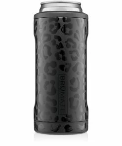 BruMate Onyx Leopard Stainless Steel Skinny Can Cooler, 12 Oz.