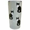 E&S Pets Tuxedo Cat Stainless Steel Tumbler, 20 Oz.