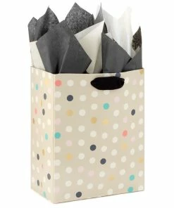 Hallmark Black/White/Cream 3-Pack Bulk Tissue Paper, 120 Sheets -Department Store Shop BlackWhiteCream 3Pack Bulk Tissue Paper 5TIS1138 05