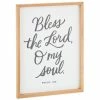 Hallmark Bless The Lord, O My Soul Wooden Quote Sign, 12x16
