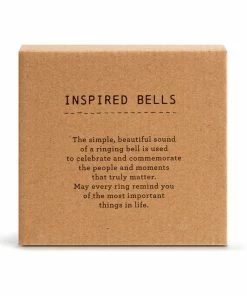 Demdaco Mini Inspired Bell, Blessed 5 Demdaco Mini Inspired Bell, Blessed -Department Store Shop Blessed Mini Stoneware Bell With Cross Cutout 1008010010 03