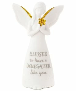 Hallmark Blessing Of A Daughter Mini Angel Figurine, 3.75"
