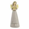 Blossom Bucket Hope Be Still Angel Figurine, 5.5"
