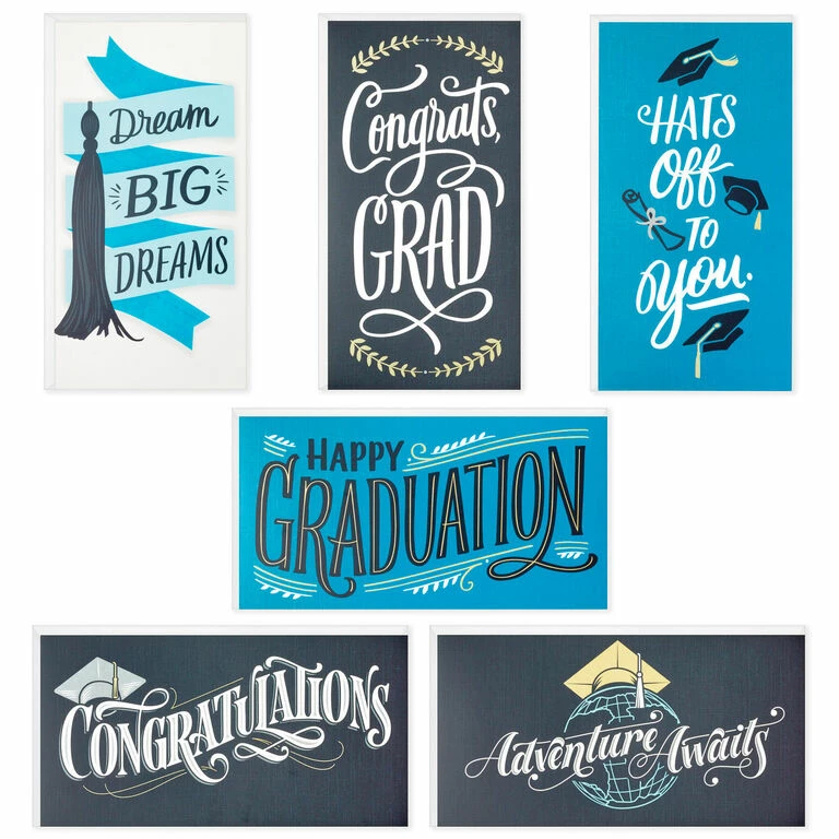 Hallmark Sophisticated Assorted Money Holder Graduation Cards, Pack Of 36 2 Hallmark Sophisticated Assorted Money Holder Graduation Cards, Pack Of 36 - Image 2