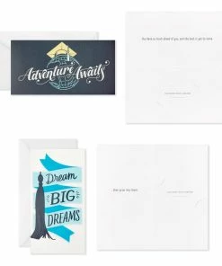 Hallmark Sophisticated Assorted Money Holder Graduation Cards, Pack Of 36 12 Hallmark Sophisticated Assorted Money Holder Graduation Cards, Pack Of 36 -Department Store Shop Blue Black Money Holder Graduation Cards Assortment 5GEY1002 04