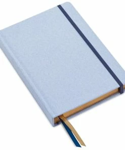 Hallmark Blue Chambray Notebook