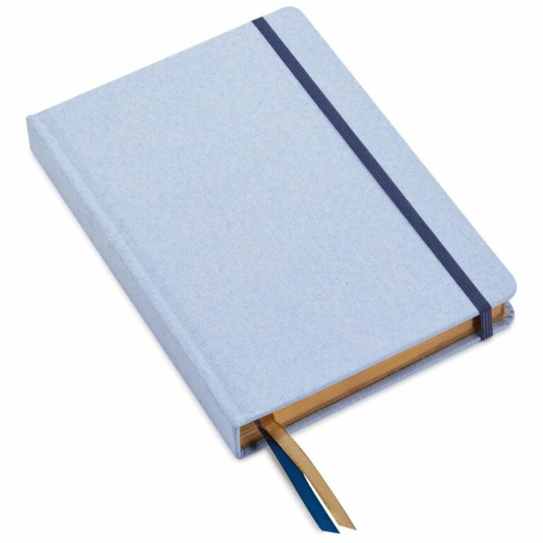 Hallmark Blue Chambray Notebook 1 Hallmark Blue Chambray Notebook