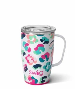 Swig Party Animal Stainless Steel Travel Mug, 18 Oz.