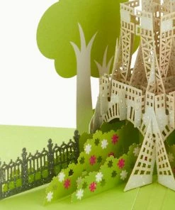 Hallmark Bonjour Eiffel Tower 3D Pop-Up Hello Card -Department Store Shop Bonjour Eiffel Tower 3D PopUp Hello Card 1299LAD9664 04