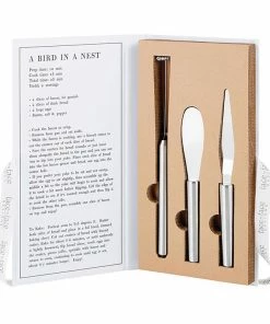 Breakfast Tools In Cardboard Book Box, Set Of 3 6 Breakfast Tools In Cardboard Book Box, Set Of 3 -Department Store Shop Breakfast Tools in Cardboard Book Box J2320 03