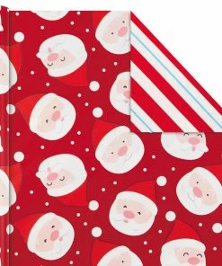 Hallmark Bright Joy 3-Pack Kids Reversible Christmas Wrapping Paper Assortment, 120 Sq. Ft. -Department Store Shop Bright Assorted Kids Reversible Christmas Gift Wrap 5JXW1030 04