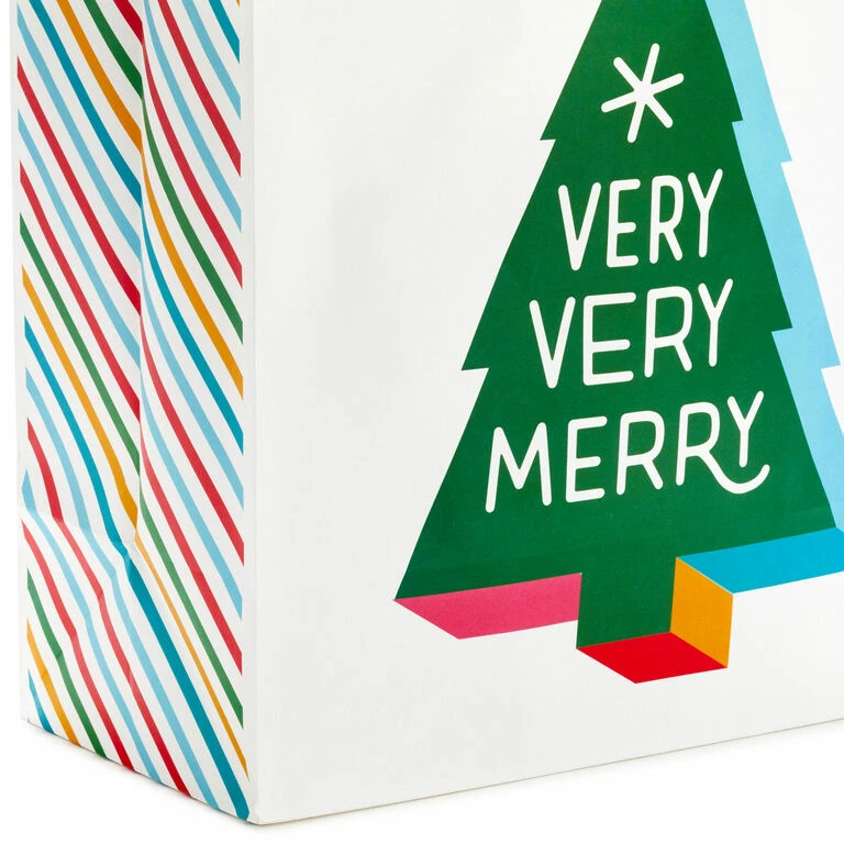 Hallmark Bright Wishes 8-Pack Christmas Gift Bags, Assorted Sizes And Designs 4 Hallmark Bright Wishes 8-Pack Christmas Gift Bags, Assorted Sizes And Designs - Image 4