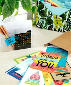 Hallmark Bright And Happy Assorted Birthday Cards, Box Of 12 -Department Store Shop Bright and Happy Assorted Birthday Cards Bulk Pack 5EDX1019 07