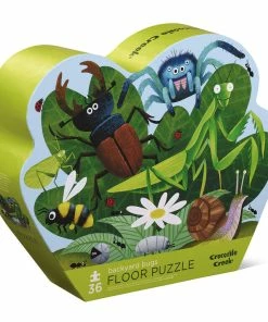 Crocodile Creek Backyard Bugs 36-Piece Floor Puzzle