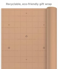 Hallmark Bulk Kraft Paper And White 2-Pack Wrapping Paper, 160 Sq. Ft. Total -Department Store Shop Bulk Brown and White Kraft Paper Wrapping Paper 5EWR2654 04