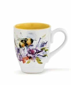 Demdaco Nectar Bumblebee Mug, 16 Oz.
