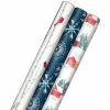 Hallmark Winter Wonder 3-Pack Christmas Wrapping Paper Assortment, 120 Sq. Ft.
