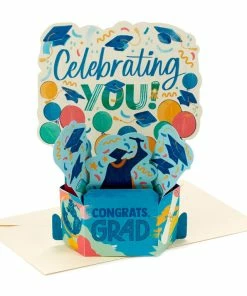 Hallmark Celebrating You 3D Pop-Up Graduation Cards, Pack Of 8