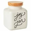 Hallmark Ceramic Joy Jar And Notepad, Set Of 2