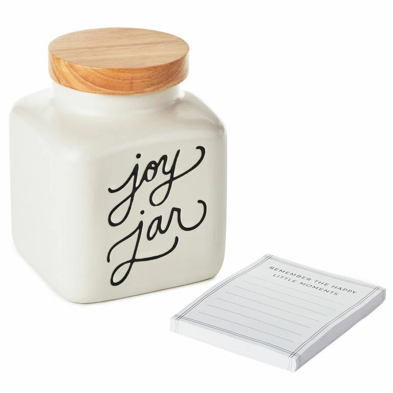 Hallmark Ceramic Joy Jar And Notepad, Set Of 2 3 Hallmark Ceramic Joy Jar And Notepad, Set Of 2 - Image 3