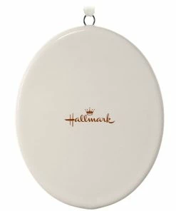 Hallmark Ceramic Photo Ornament—Vertical Oval -Department Store Shop Ceramic Photo OrnamentVertical Oval 1999QHE1739B1 06