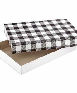 Hallmark Checks And Plaids 12-Pack Designed Shirt Boxes 8 Hallmark Checks And Plaids 12-Pack Designed Shirt Boxes -Department Store Shop Checks and Plaids 12Pack Designed Shirt Boxes 5XBC1124 04