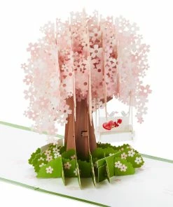 Hallmark One And Only Love Cherry Blossoms 3D Pop-Up Valentine's Day Card