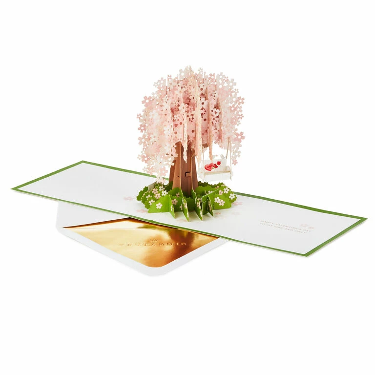 Hallmark One And Only Love Cherry Blossoms 3D Pop-Up Valentine's Day Card 2 Hallmark One And Only Love Cherry Blossoms 3D Pop-Up Valentine's Day Card - Image 2