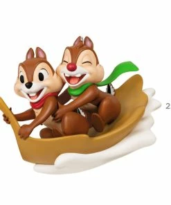 Hallmark Disney Chip And Dale Snow Much Fun! Ornament -Department Store Shop Chip and Dale Chipmunks Sledding Keepsake Ornament 2099QXD6567 03