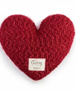 Demdaco Red Giving Heart Pillow